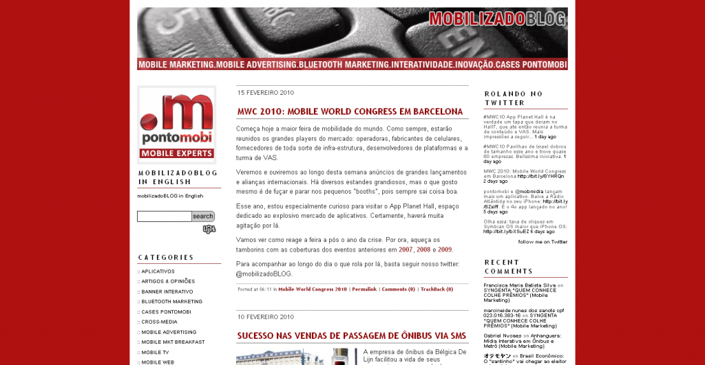 Blog do Leo Xavier sobre Mobile Marketing: mobilizado BLOG